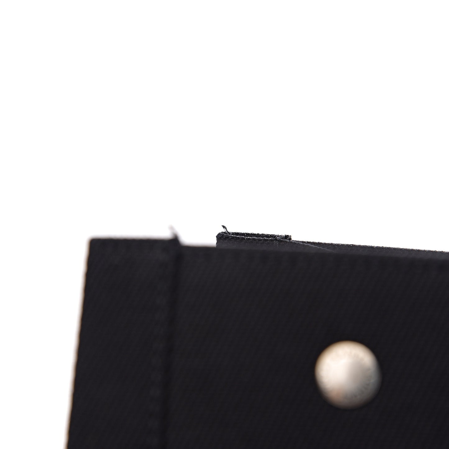 Linen Calfskin Rive Gauche Tote Black