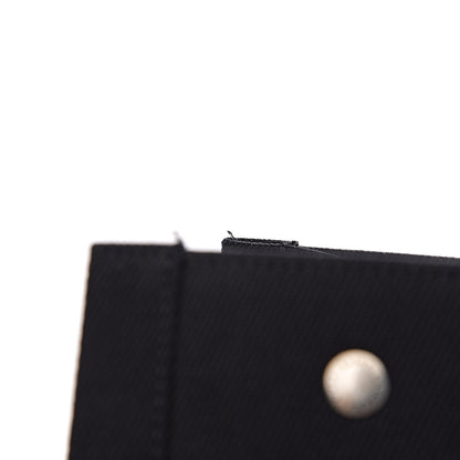 Saint Laurent Linen Calfskin Rive Gauche Tote Black 8 of 10
