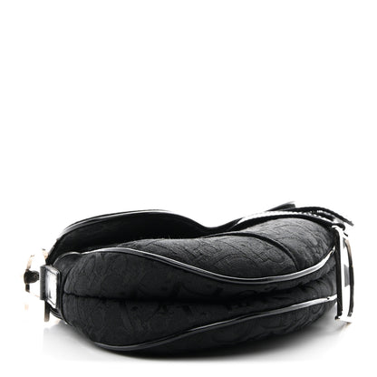 Christian Dior Monogram Saddle Bag Black 4 of 15