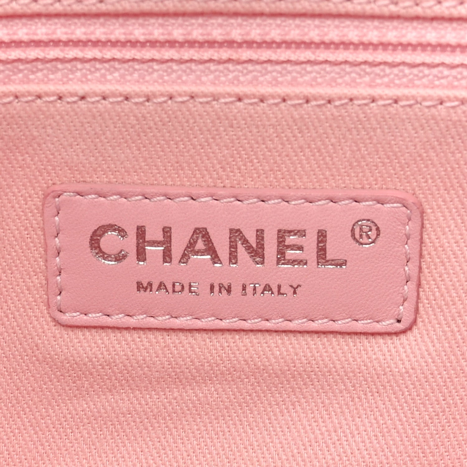Chanel Woven Straw Raffia Small Deauville Tote Pink 6 of 10