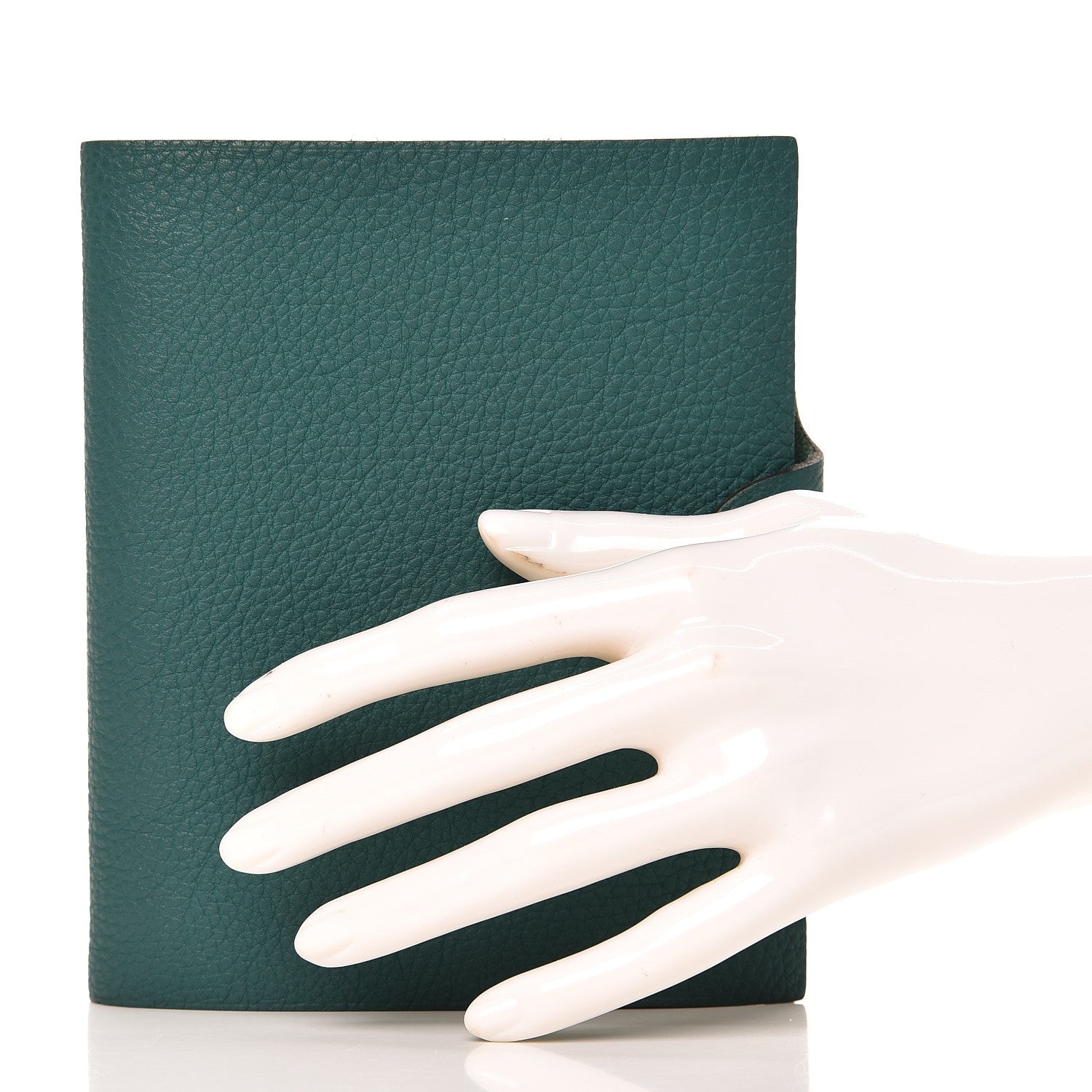Hermes Togo Ulysse PM Notebook Cover Malachite 2 of 9