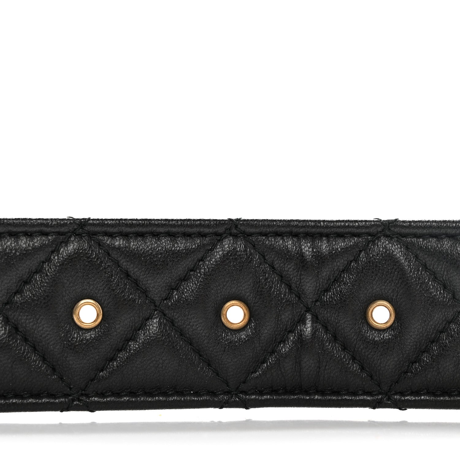 Chanel Lambskin Quilted CC Belt 90 36 Black 8 of 8