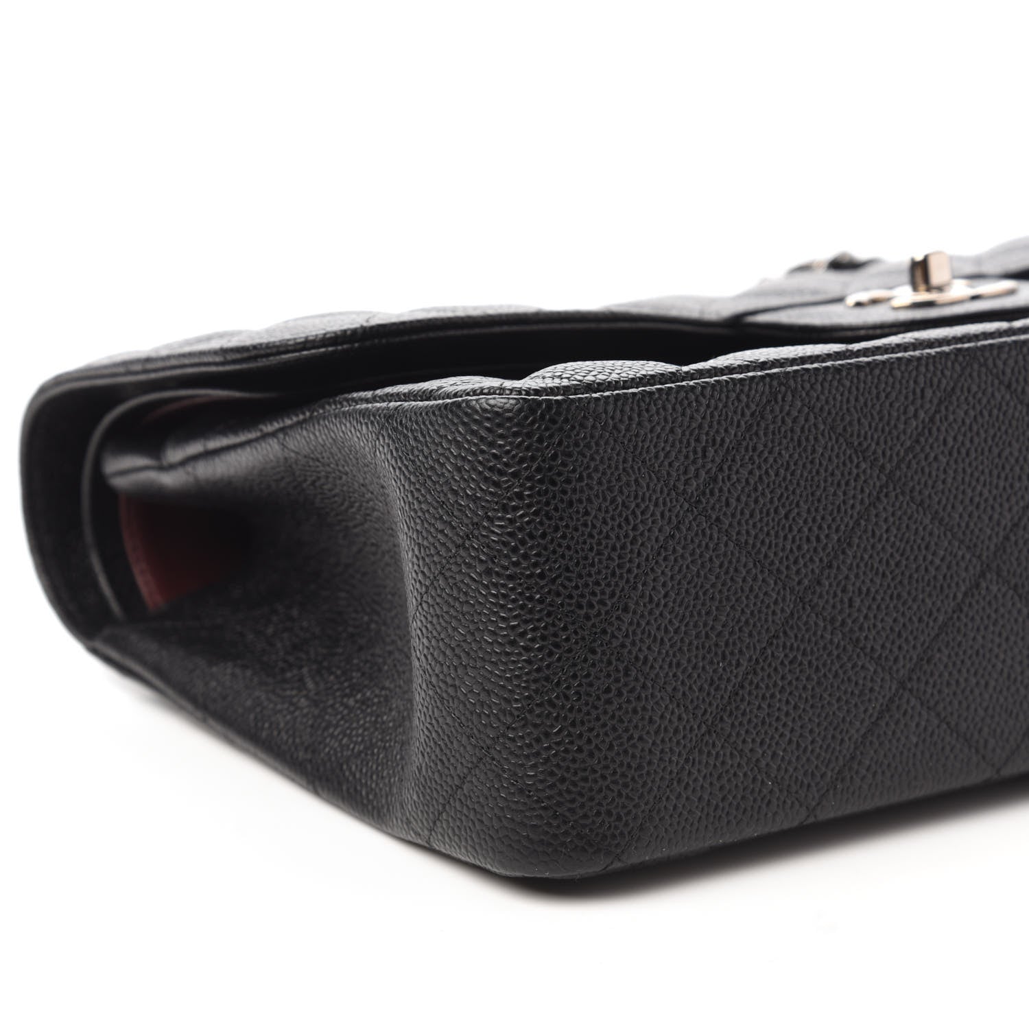 Chanel Caviar Quilted Jumbo Double Flap Black 7 of 11