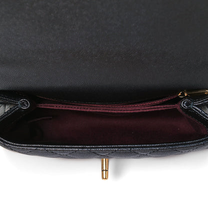 Chanel Caviar Quilted Mini Coco Handle Flap Black 5 of 9