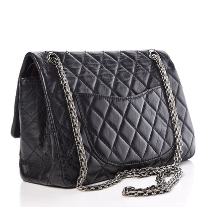 Chanel Aged Calfskin Quilted 2.55 Reissue 226 Flap Black 3 of 10