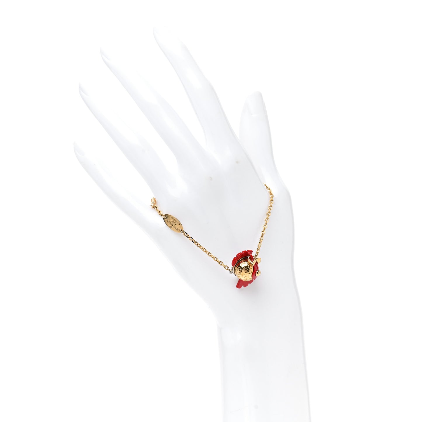 Metal Vuittonite Rooster Bracelet Gold