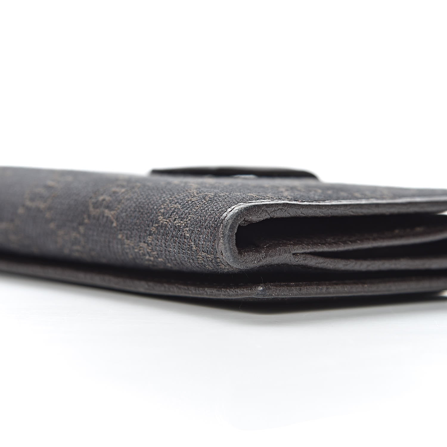 Gucci Monogram Calfskin Continental Wallet Brown 10 of 13