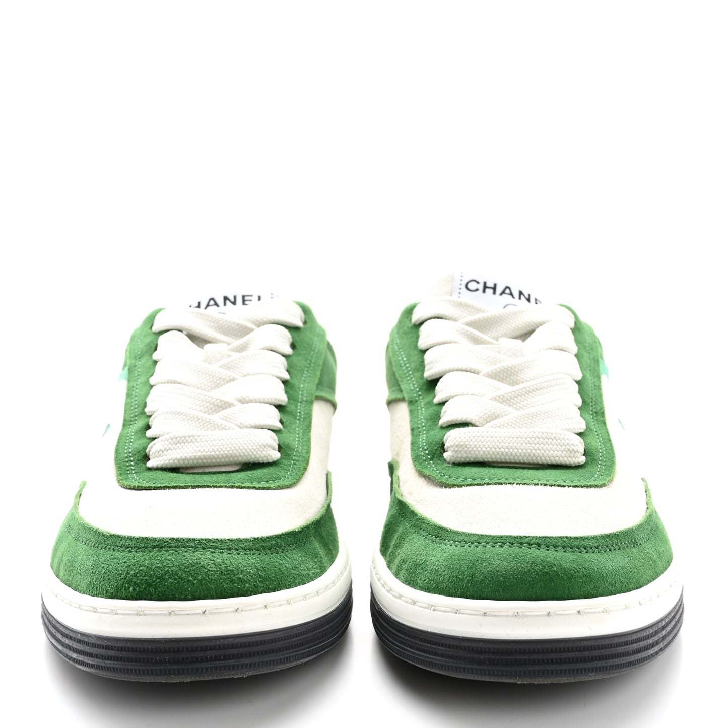 Suede Kidskin Womens CC Sneakers 39 White Green