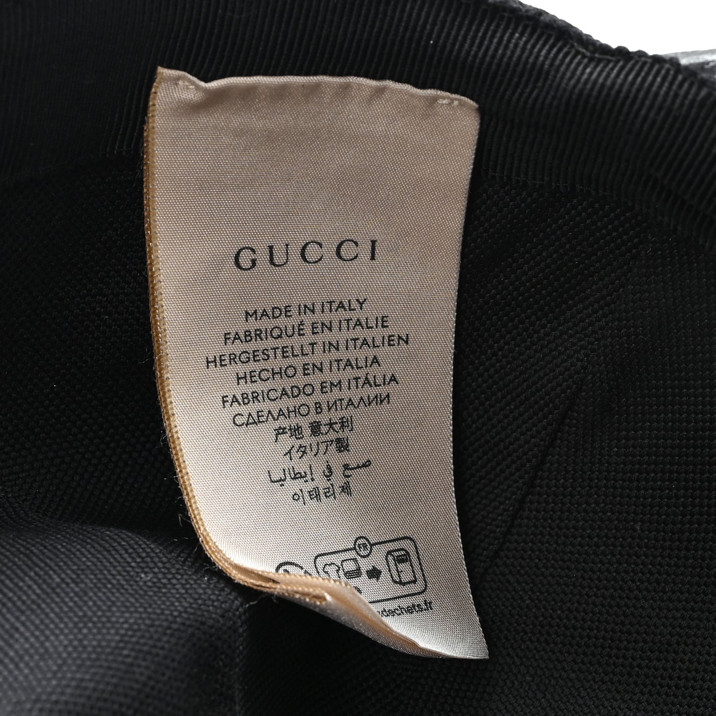 Monogram Jumbo GG Baseball Hat XXL Black