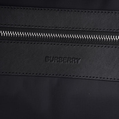 Burberry Nylon Logo Print Backpack Black 7 of 9