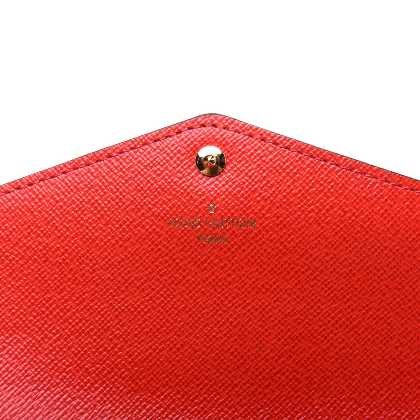 Monogram Sarah Wallet NM Coquelicot