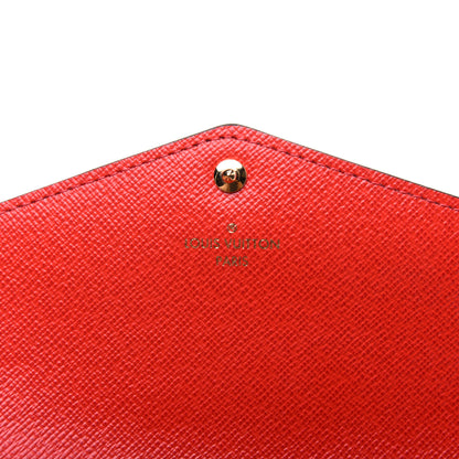 Louis Vuitton Monogram Sarah Wallet NM Coquelicot 8 of 9