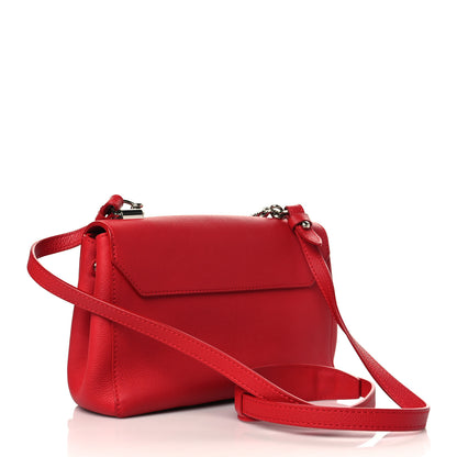 Louis Vuitton Calfskin Lockme II Chain Bag BB Rubis 3 of 6