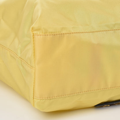 Prada Tessuto Nylon Tote Yellow 9 of 9