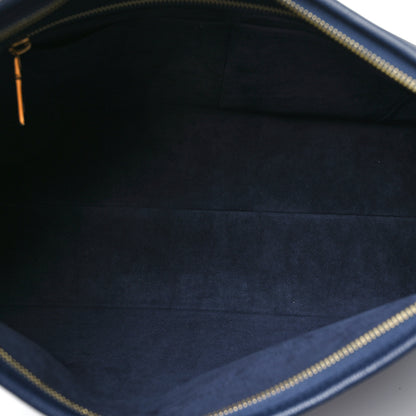 Louis Vuitton Empreinte Monogram Giant CarryAll MM Navy 6 of 10
