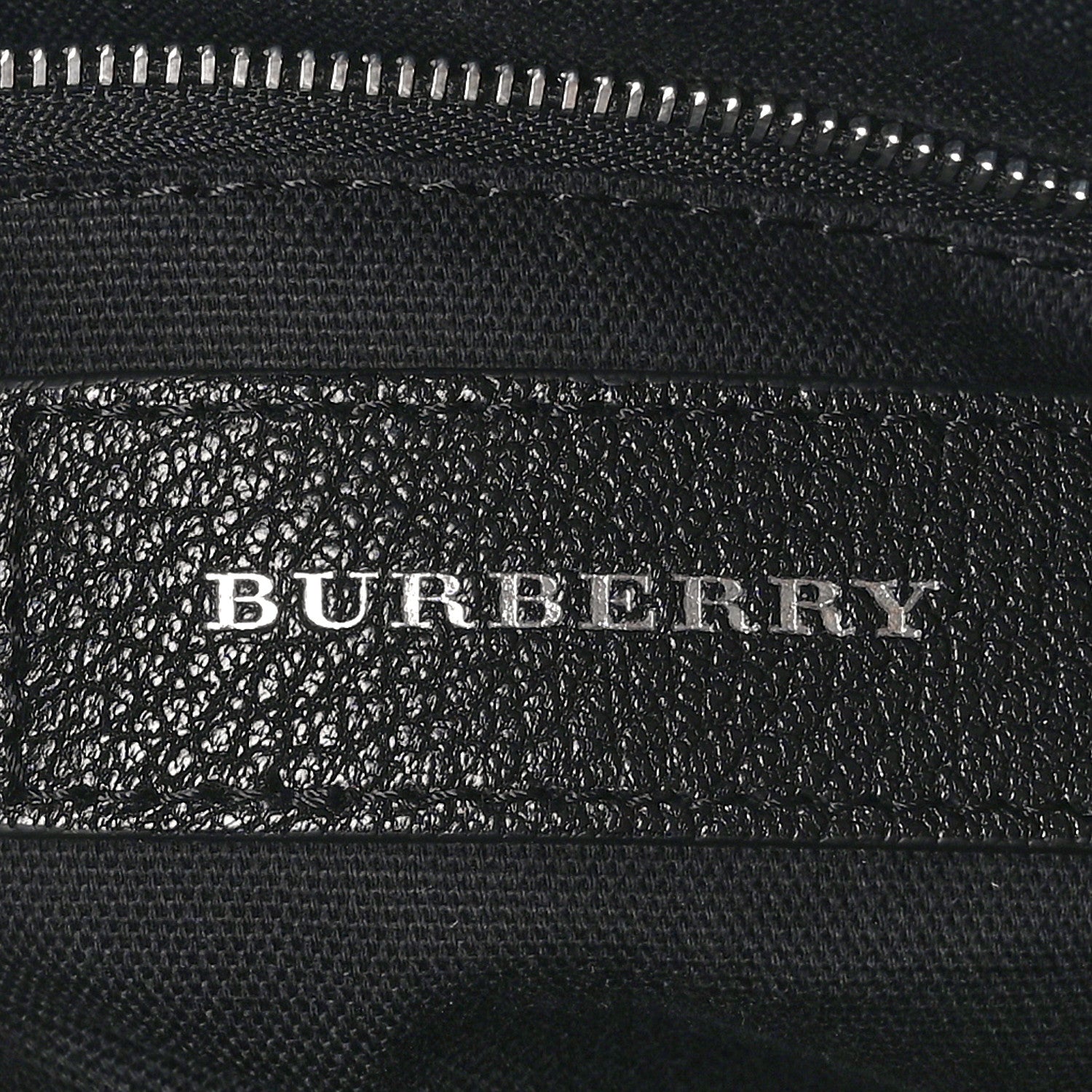 Burberry Goatskin Chain Print Medium Banner Tote Black 7 of 9