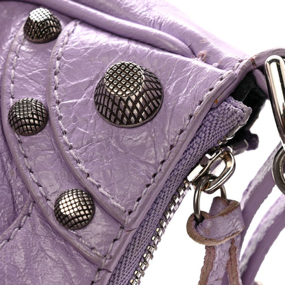 Balenciaga Agneau Arena Le Cagole Mini Purse With Chain Lilac 12 of 14