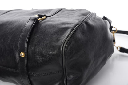 Miu Miu Vitello Bow Tote Black 8 of 19