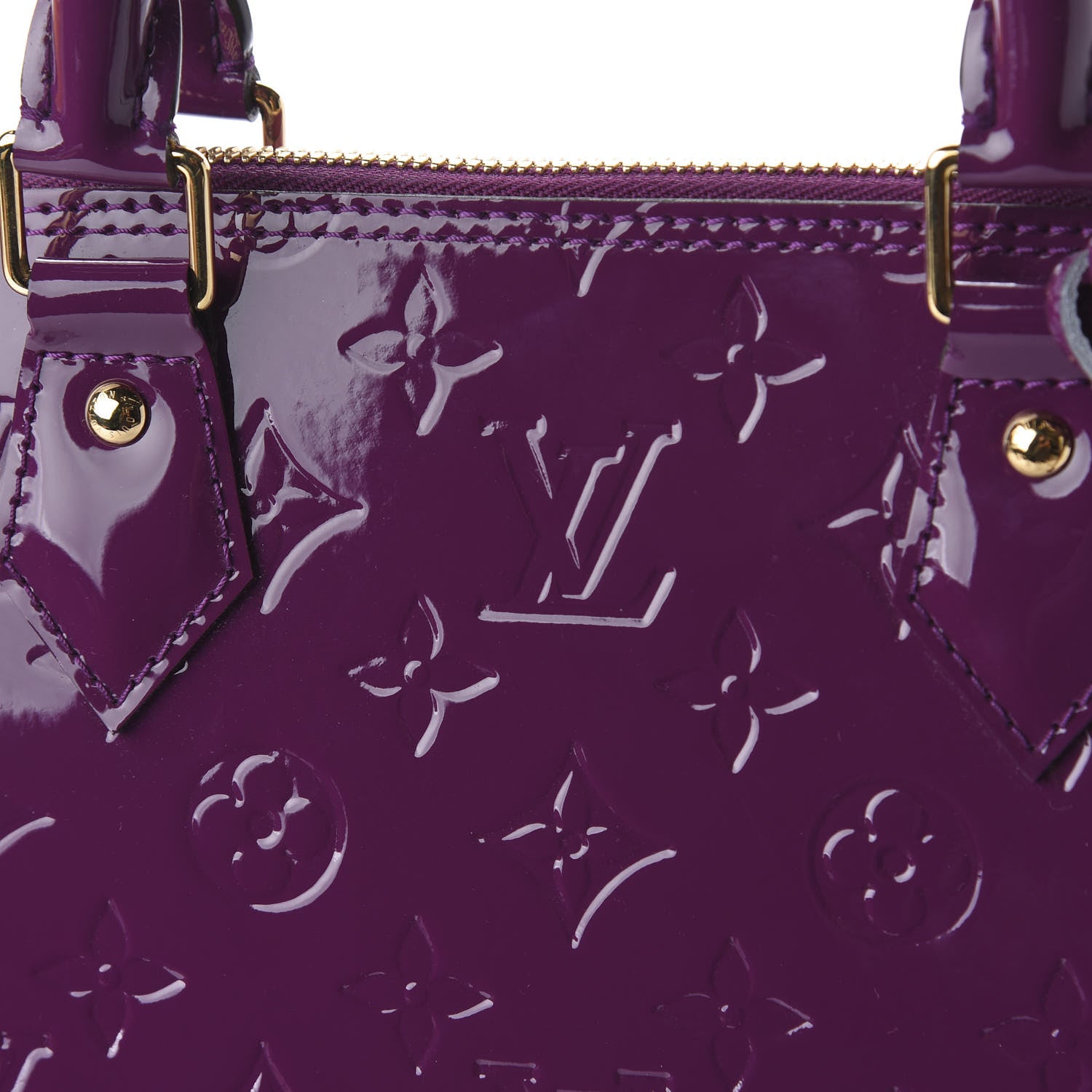 Louis Vuitton Vernis Alma MM Amethyste 11 of 13