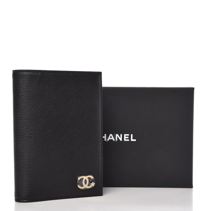 Chanel Goatskin Passport Holder Black 8 of 8