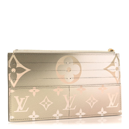 Louis Vuitton Monogram Giant Spring In The City Slim Purse Sunset Kaki 3 of 8