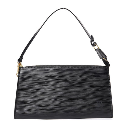 Louis Vuitton Epi Pochette Accessories 24 Black 1 of 11