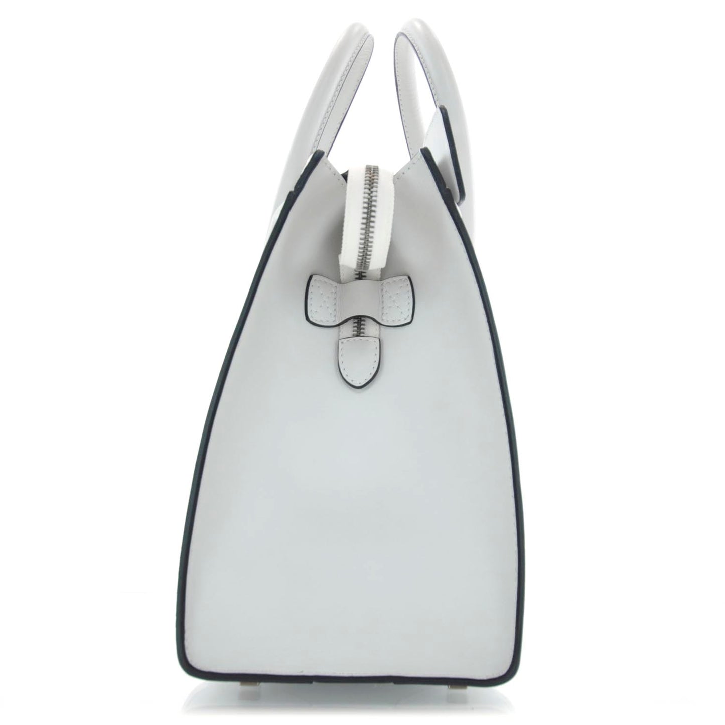 Smooth Calfskin Mini Luggage White