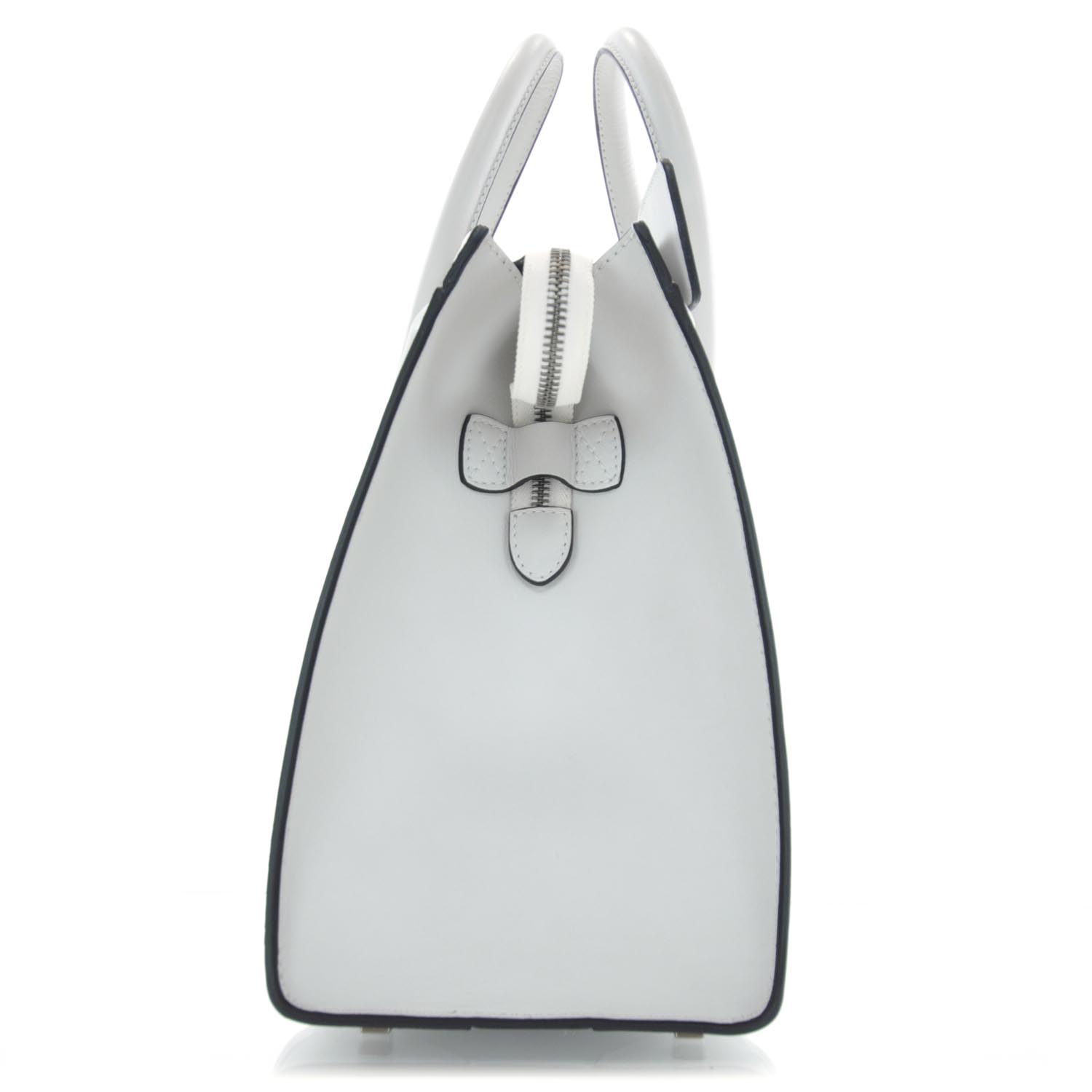 Celine Smooth Calfskin Mini Luggage White 4 of 10