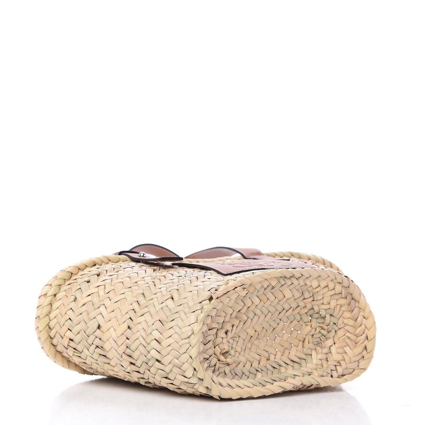 Raffia Small Basket Tote Bag Natural Tan