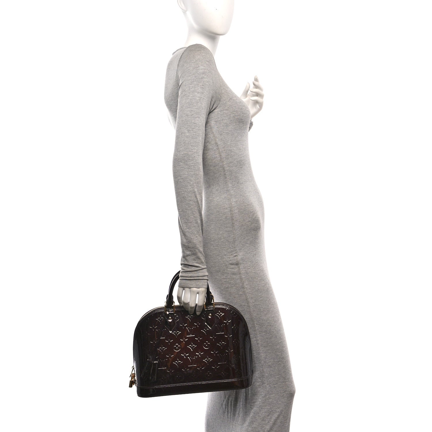Louis Vuitton Vernis Alma PM Amarante 2 of 11