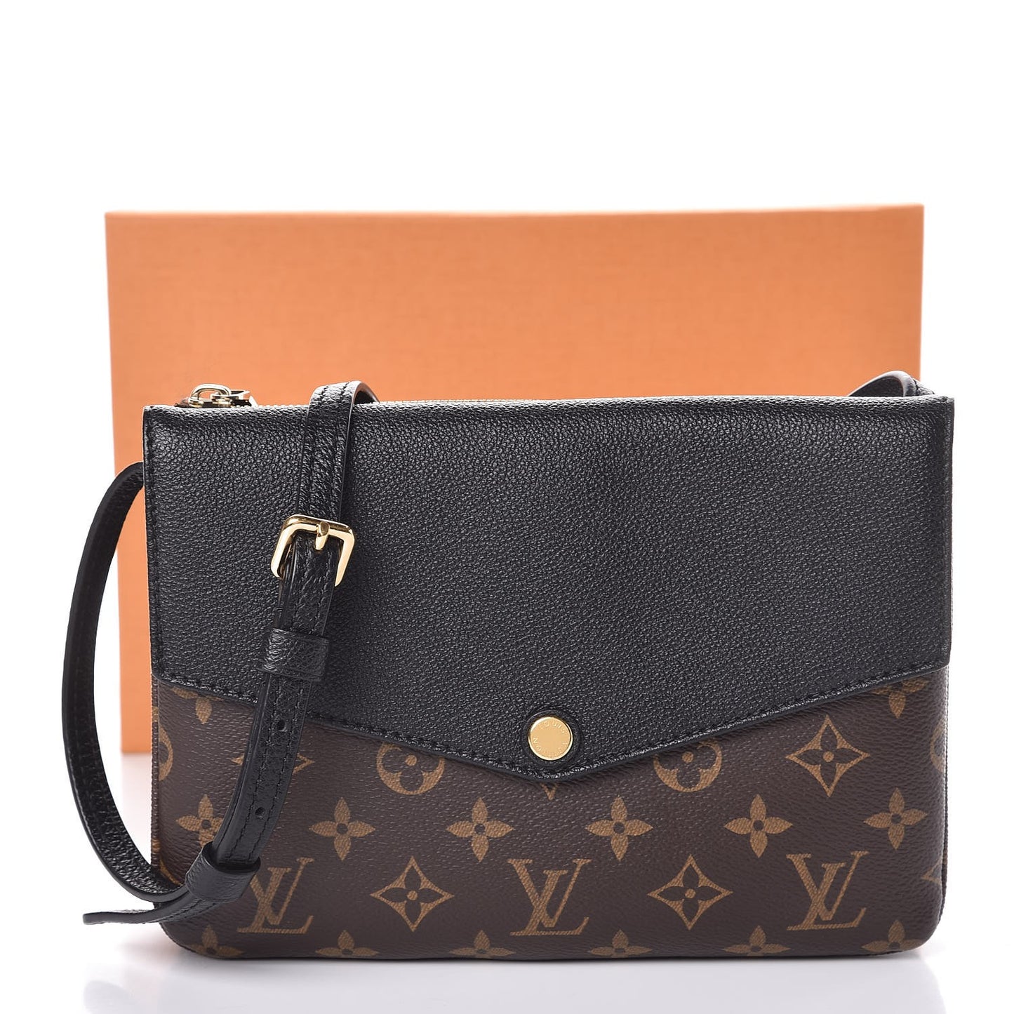 Monogram Twice Pochette Black