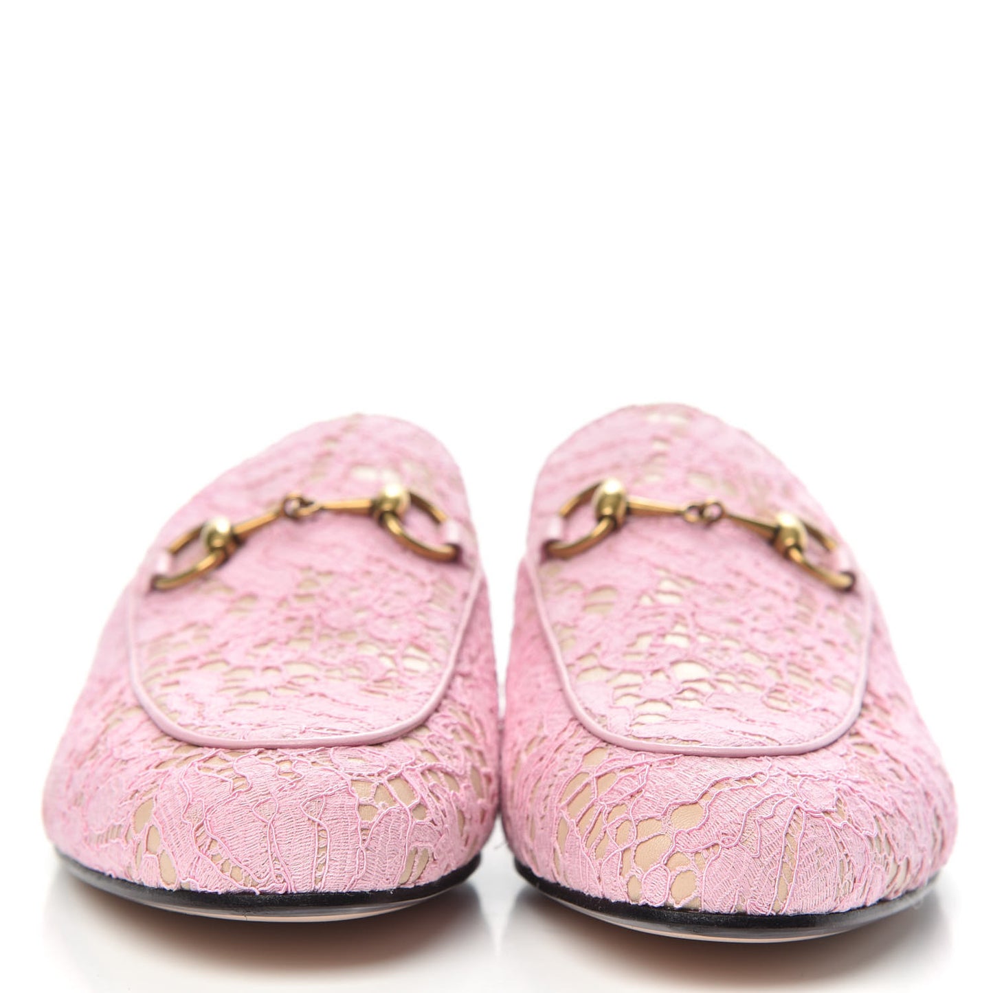 Lace Malaga Kid Womens Princetown Slippers 36 Sugar Pink Skin Rose