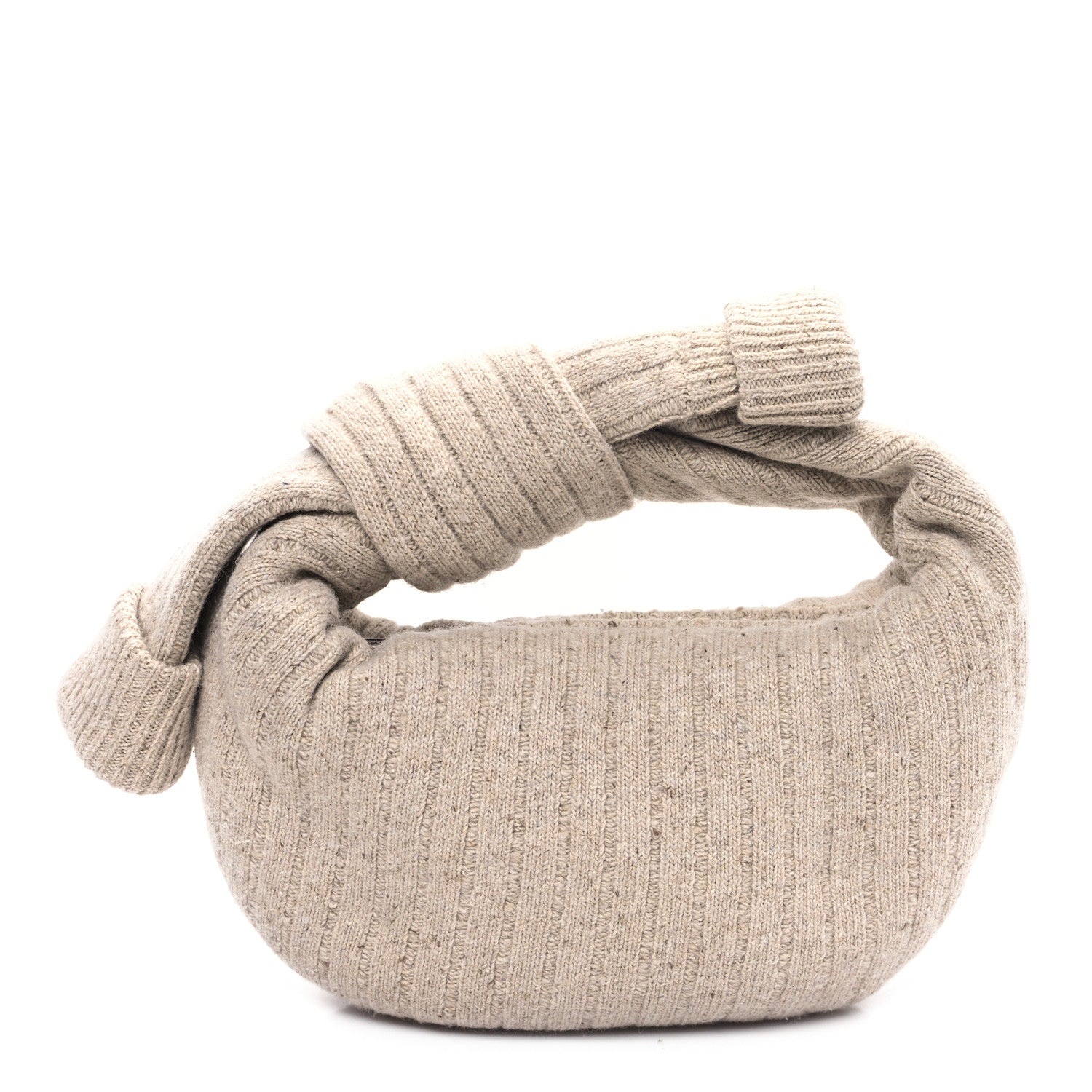 Bottega Veneta Wool Knit Sock Mini Jodie Dune Melange 1 of 10