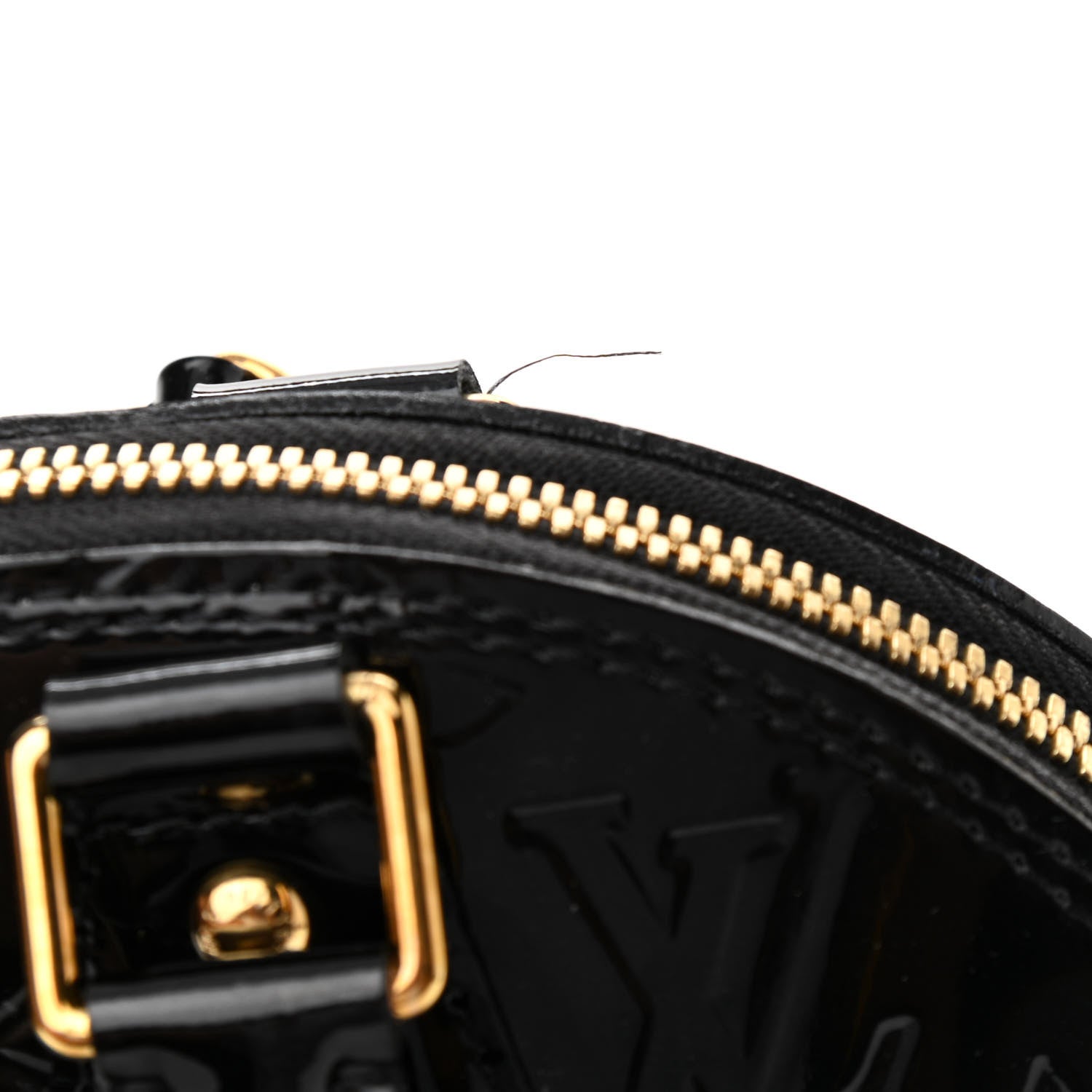 Louis Vuitton Vernis Alma BB Noir Magnetique 14 of 15