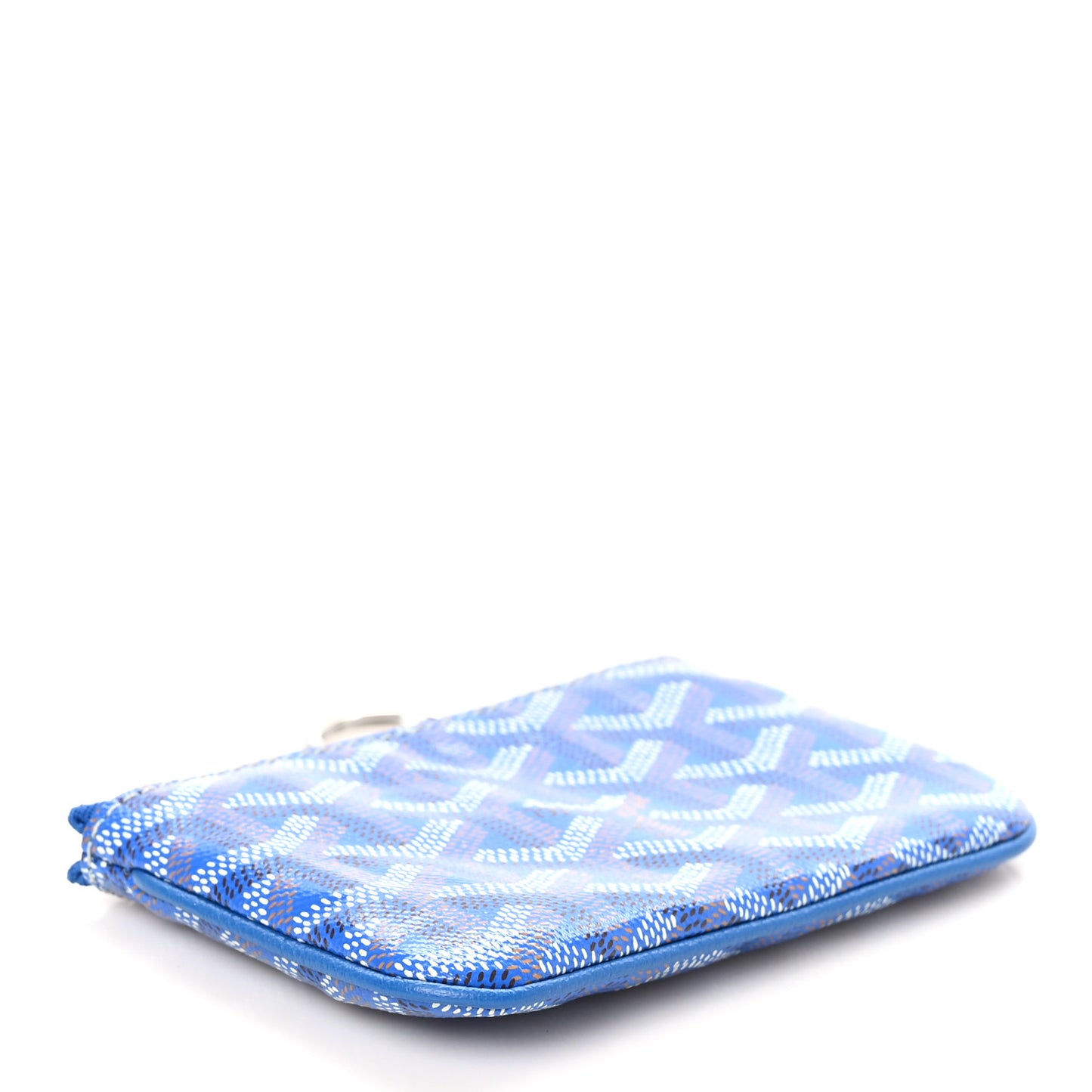 Goyardine Nano Senat Key Pouch Blue
