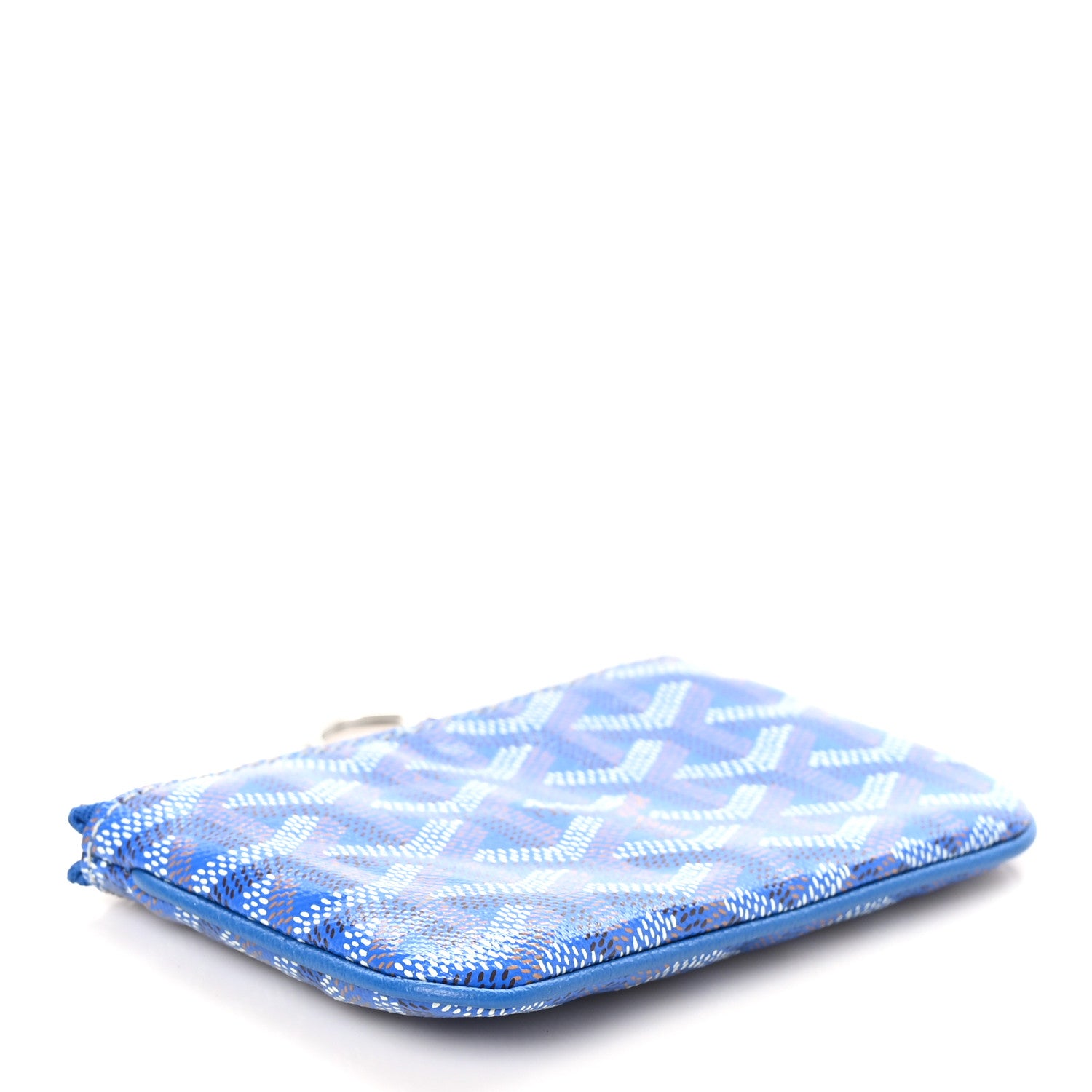 Goyard Goyardine Nano Senat Key Pouch Blue 4 of 9