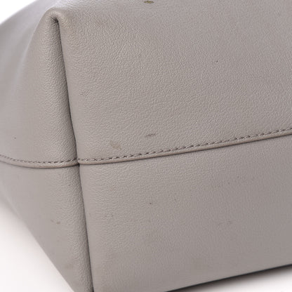 Saint Laurent Calfskin Large Shopping Tote Oyster Gray 14 of 21