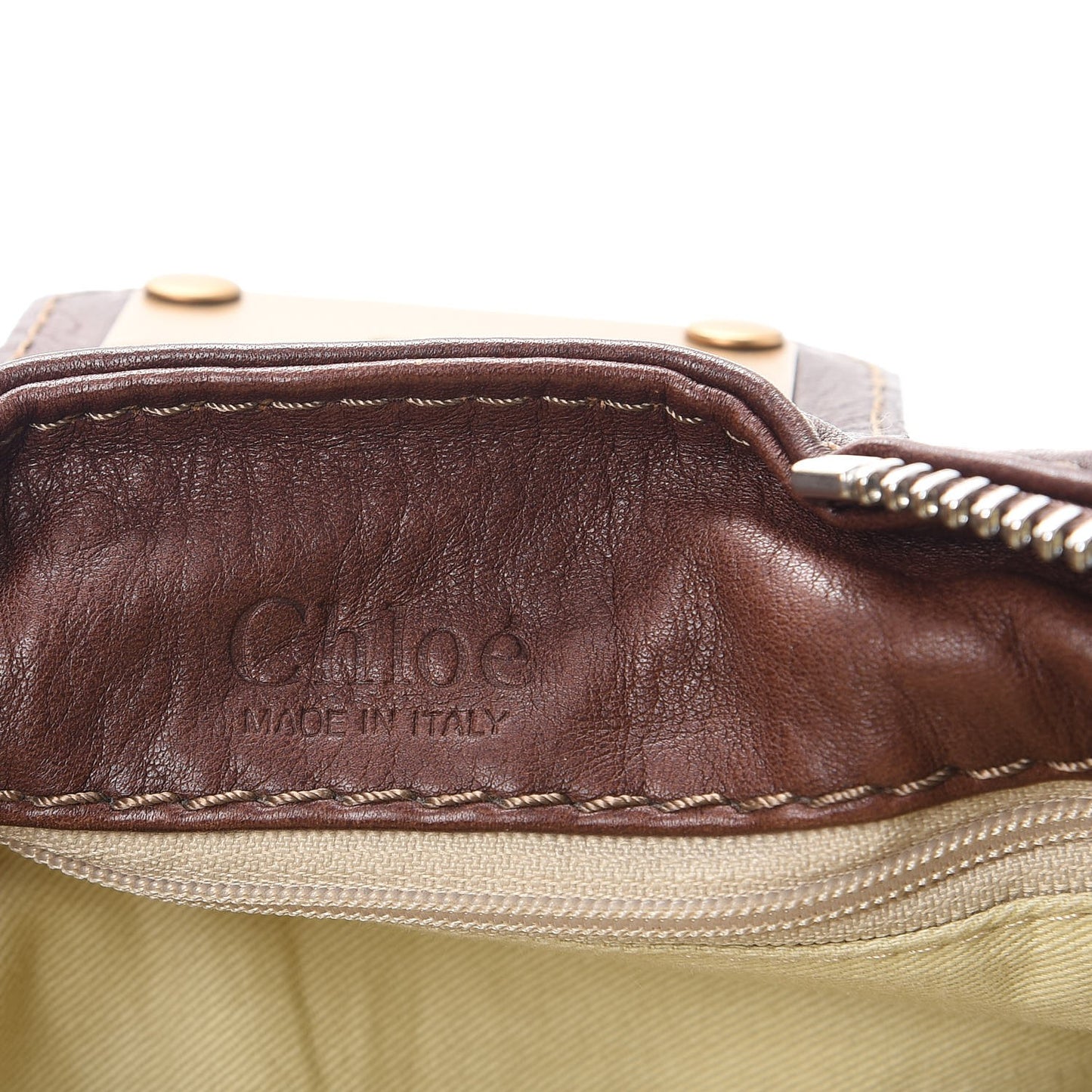Calfskin Paddington Satchel Chocolate