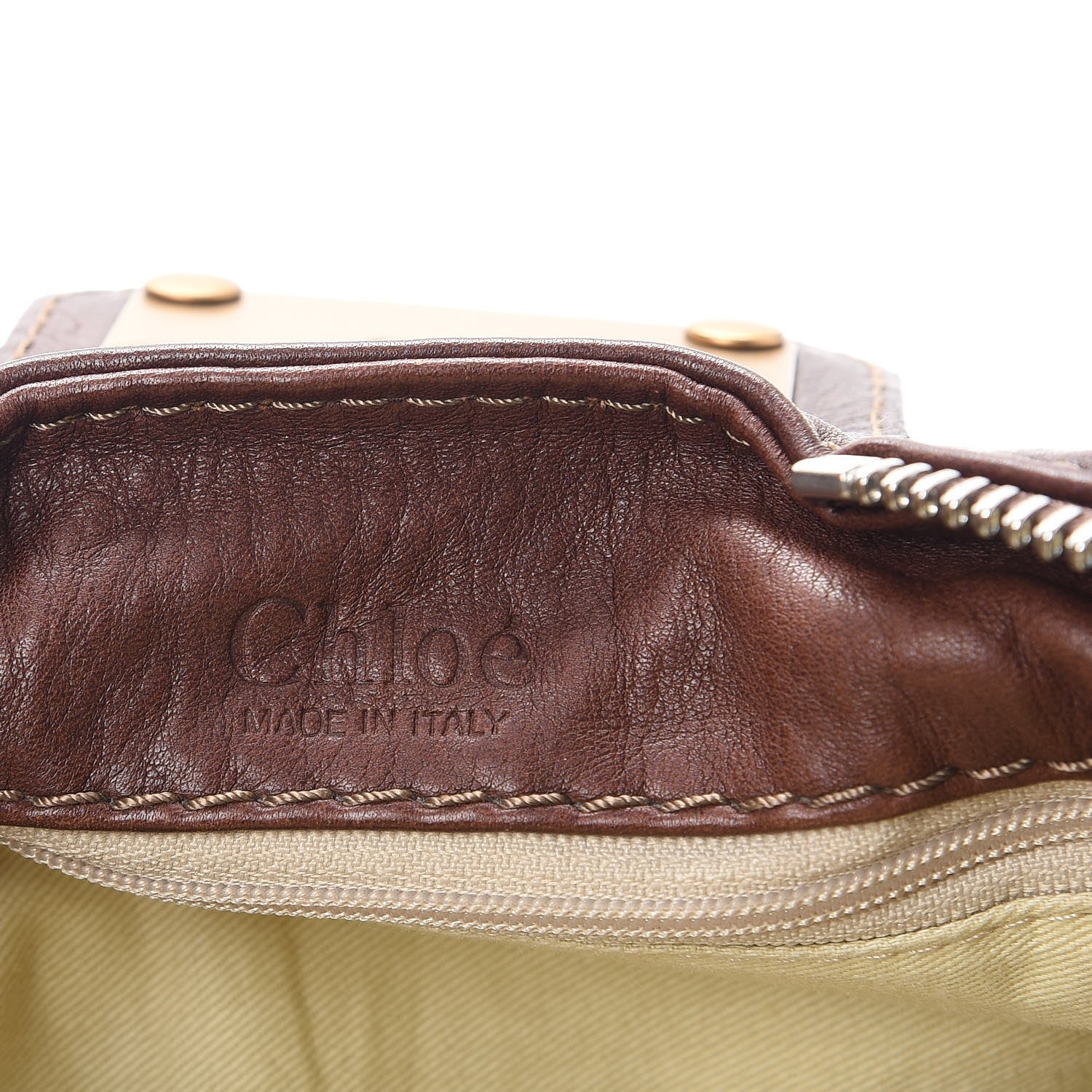 Chloe Calfskin Paddington Satchel Chocolate 6 of 14