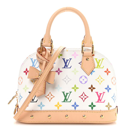 Louis Vuitton LV x TM Monogram Multicolor Alma BB White 1 of 9