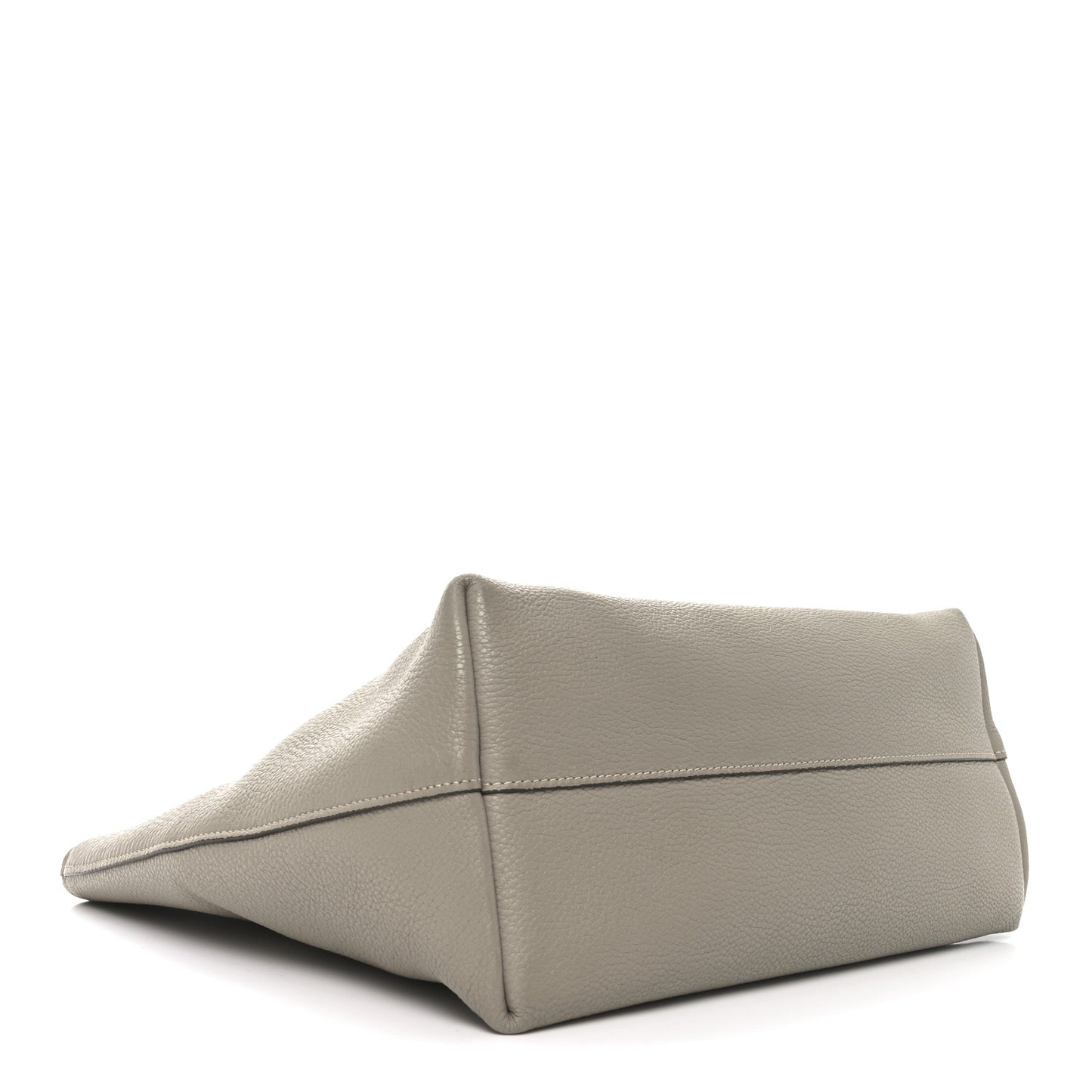 Vitello Daino Pocket Shopping Tote Pomice
