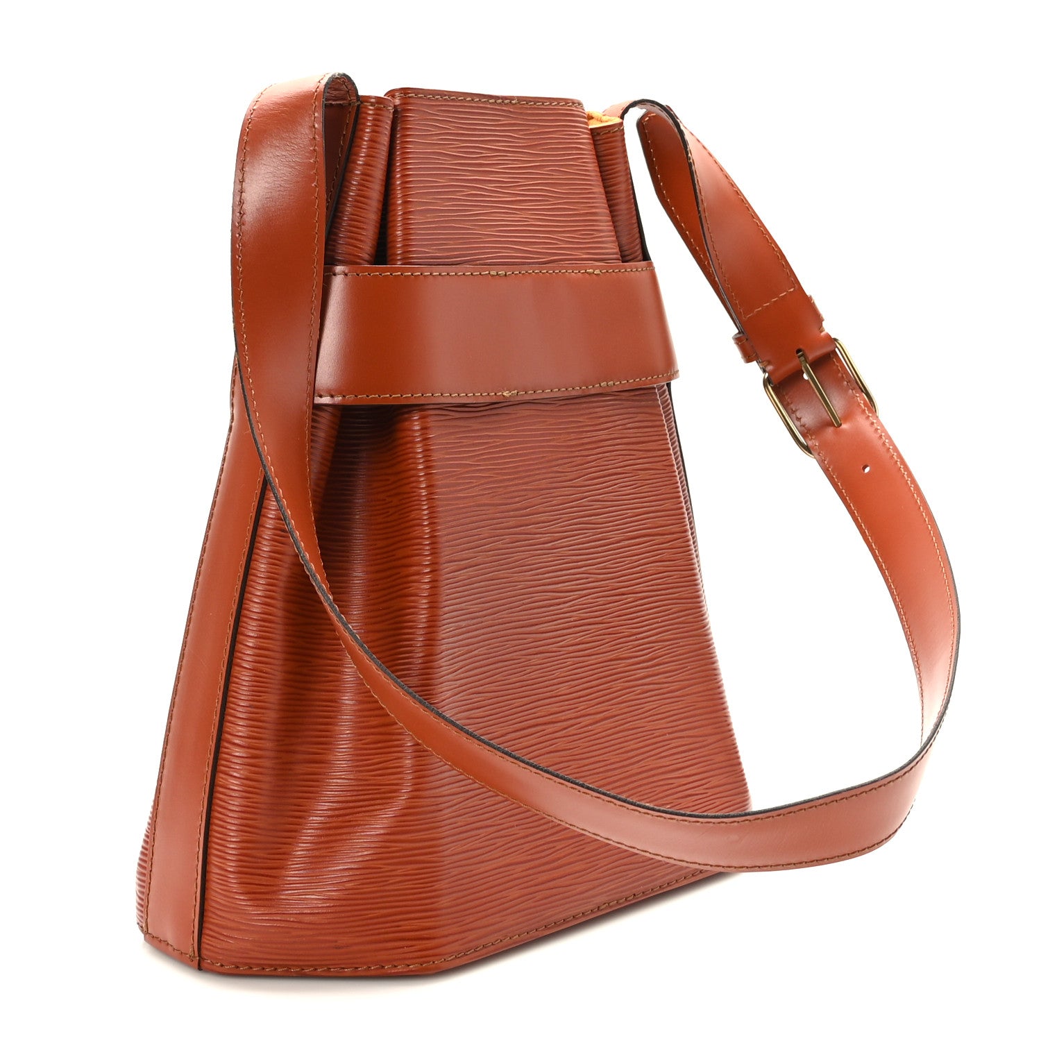 Louis Vuitton Epi Sac D'Epaule Kenyan Fawn 3 of 8