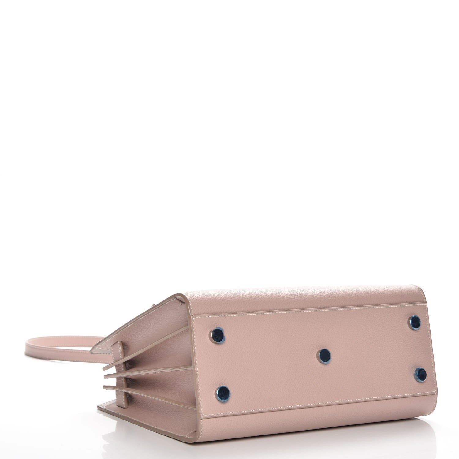 Saint Laurent Grained Calfskin Baby Sac De Jour Antique Rose 5 of 7