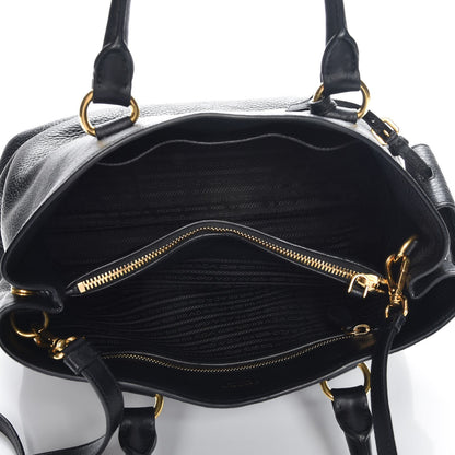 Prada Vitello Daino Tote Nero Black 6 of 7