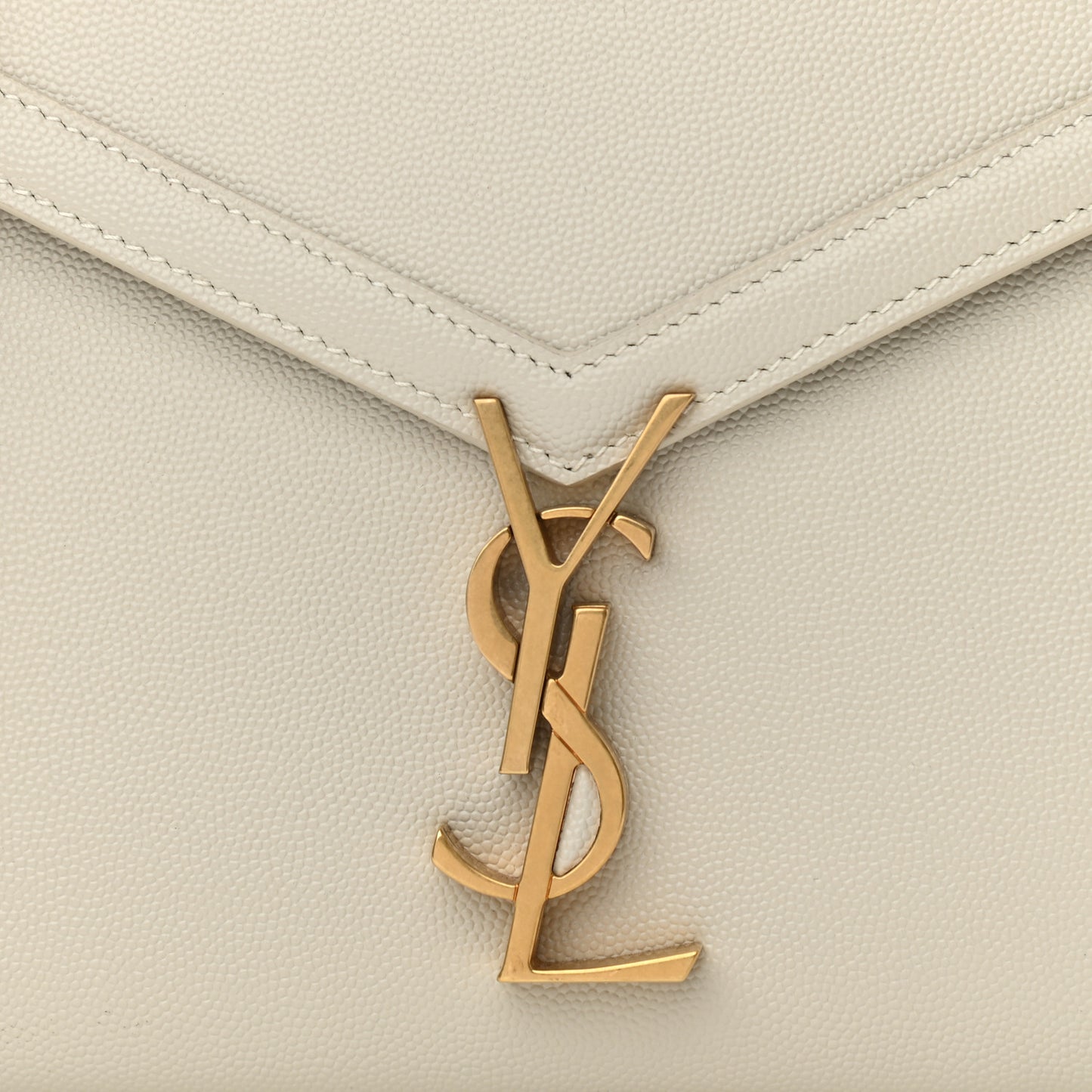 Grain de Poudre Medium Classic Monogram Cassandra Top Handle Crema Soft Rouge Legion