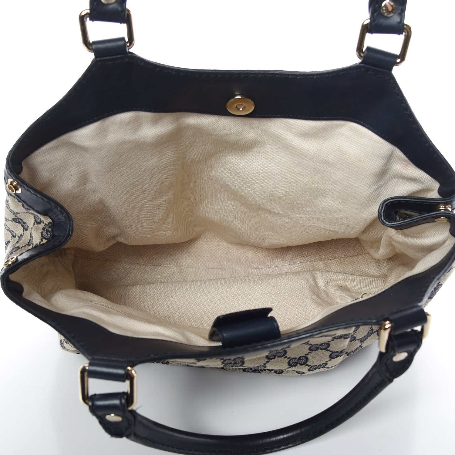 Gucci Monogram Medium Sukey Tote Navy 5 of 13