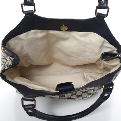 Gucci Monogram Medium Sukey Tote Navy 5 of 13