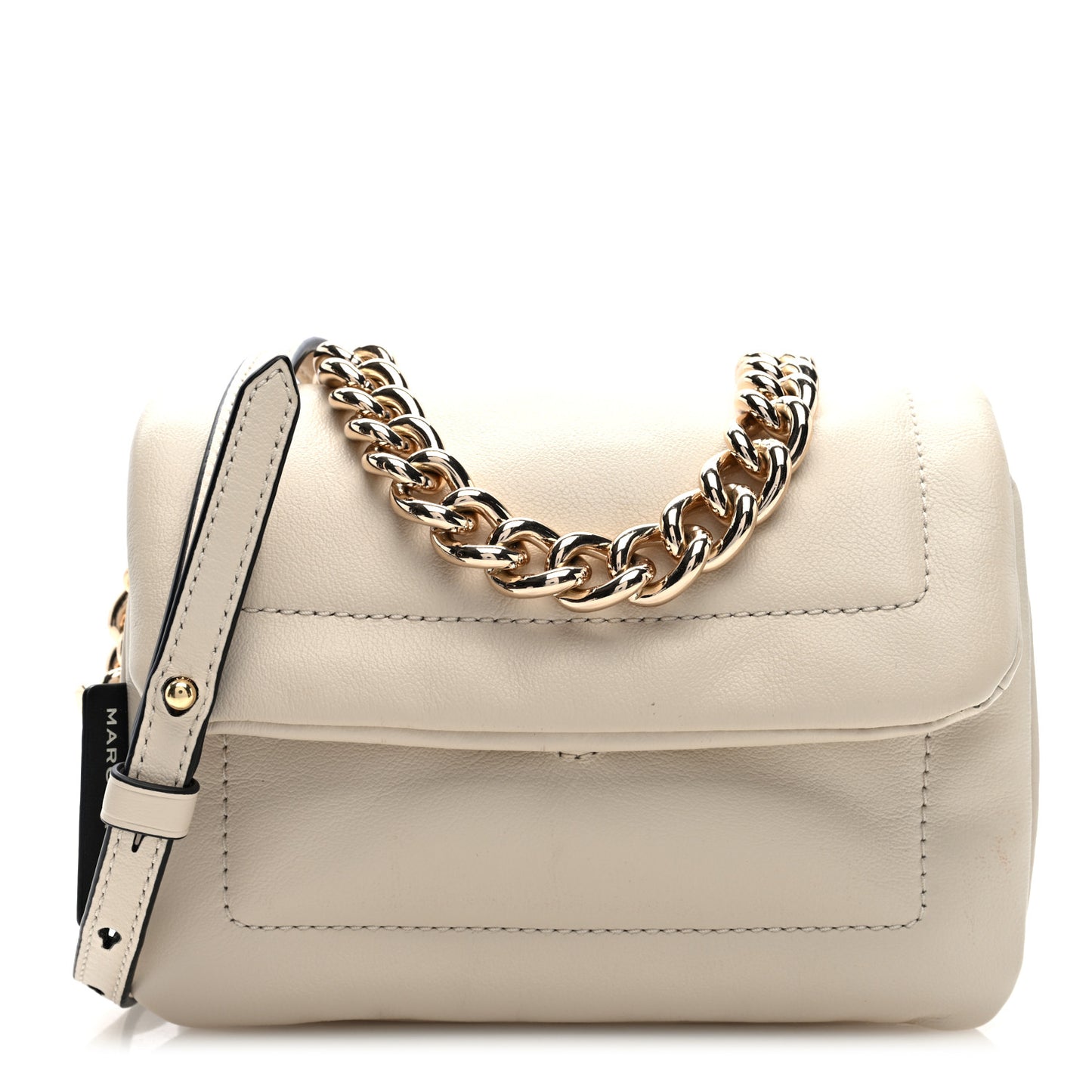 Lambskin The Pillow Bag Beige