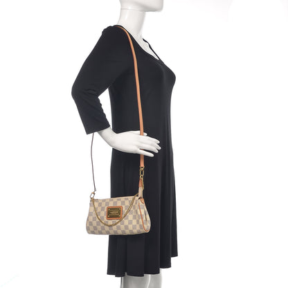 Louis Vuitton Damier Azur Eva Clutch 2 of 14
