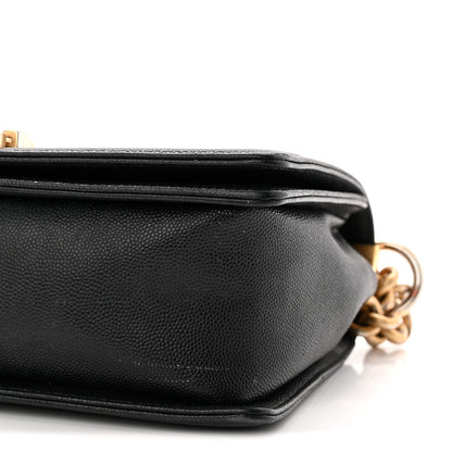 Chanel Caviar Quilted Medium Boy Flap Black 10 of 11